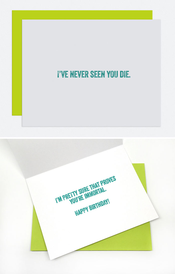 86 Hilarious Greeting Cards That Will Surprise You When You Open Them