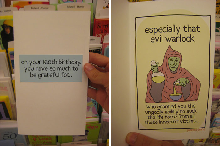 86 Hilarious Greeting Cards That Will Surprise You When You Open Them
