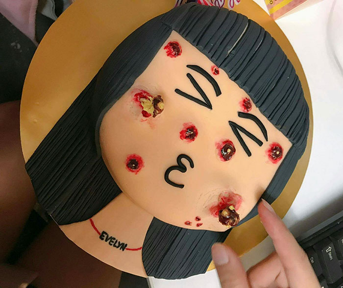This Cake Has Poppable Pimples, And We Can’t Look Away Even Though We Want To This Cake Has Poppable Pimples, And We Can’t Look Away Even Though We Want To