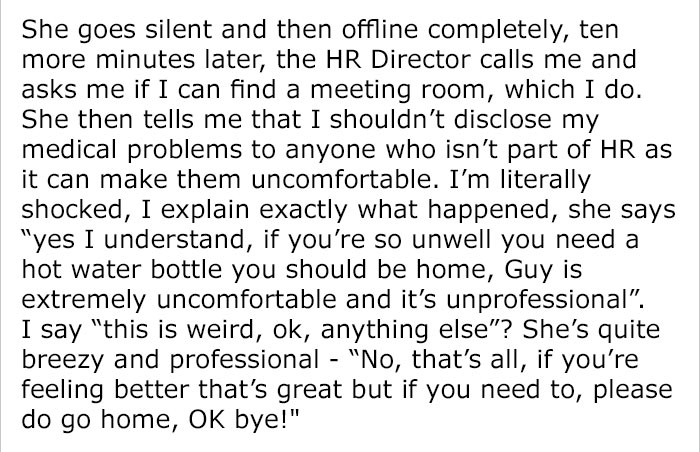 Woman Gets Reported To HR For Being On Her Period, Decides To Share Her Full Story Online