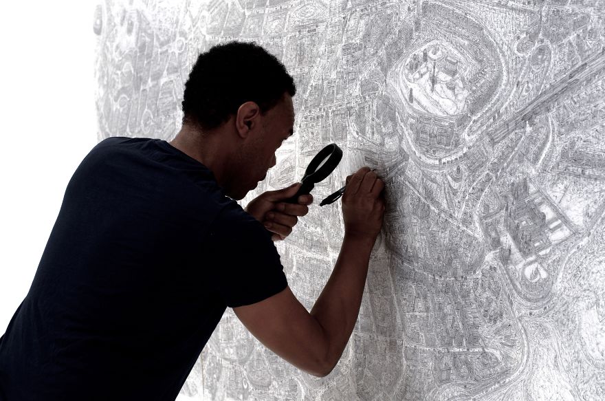 It Took Me Two Months To Complete This Detailed Edinburgh Cityscape It Took Me Two Months To Complete This Detailed Edinburgh Cityscape