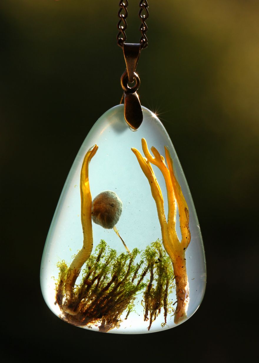 I Capture The Beauty Of Woodlands And Meadows In Resin Jewelry I Capture The Beauty Of Woodlands And Meadows In Resin Jewelry