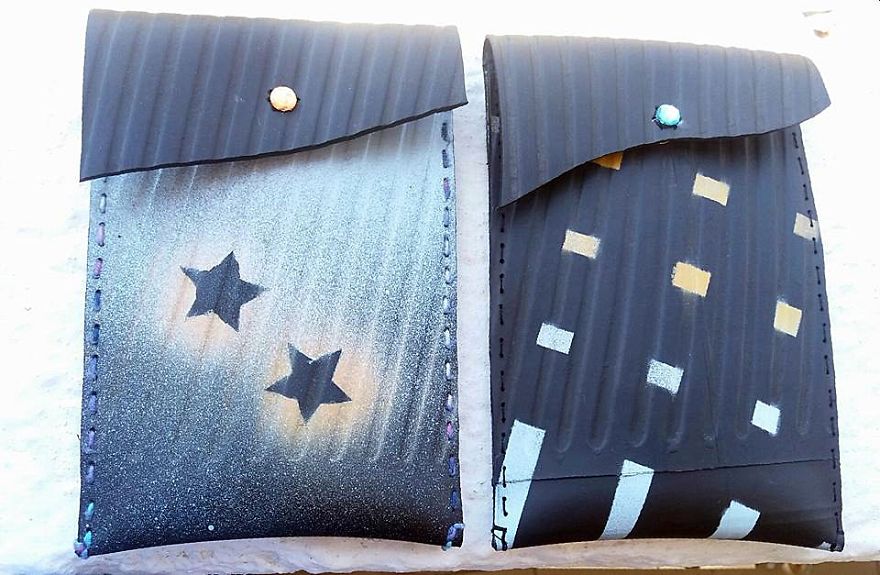 I Make Jewelry And Accessories Out Of Upcycled Bike And Car Inner Tubes I Make Jewelry And Accessories Out Of Upcycled Bike And Car Inner Tubes