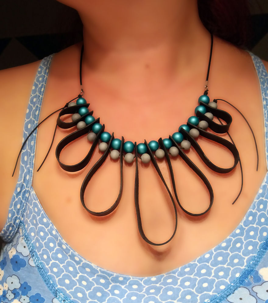 I Make Jewelry And Accessories Out Of Upcycled Bike And Car Inner Tubes I Make Jewelry And Accessories Out Of Upcycled Bike And Car Inner Tubes