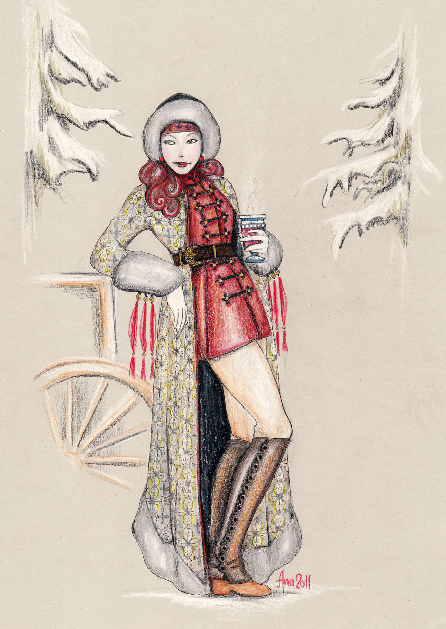 I Draw Beautiful Women Figures In Order To Express My Emotions, Inspiration And Imagination I Draw Beautiful Women Figures In Order To Express My Emotions, Inspiration And Imagination