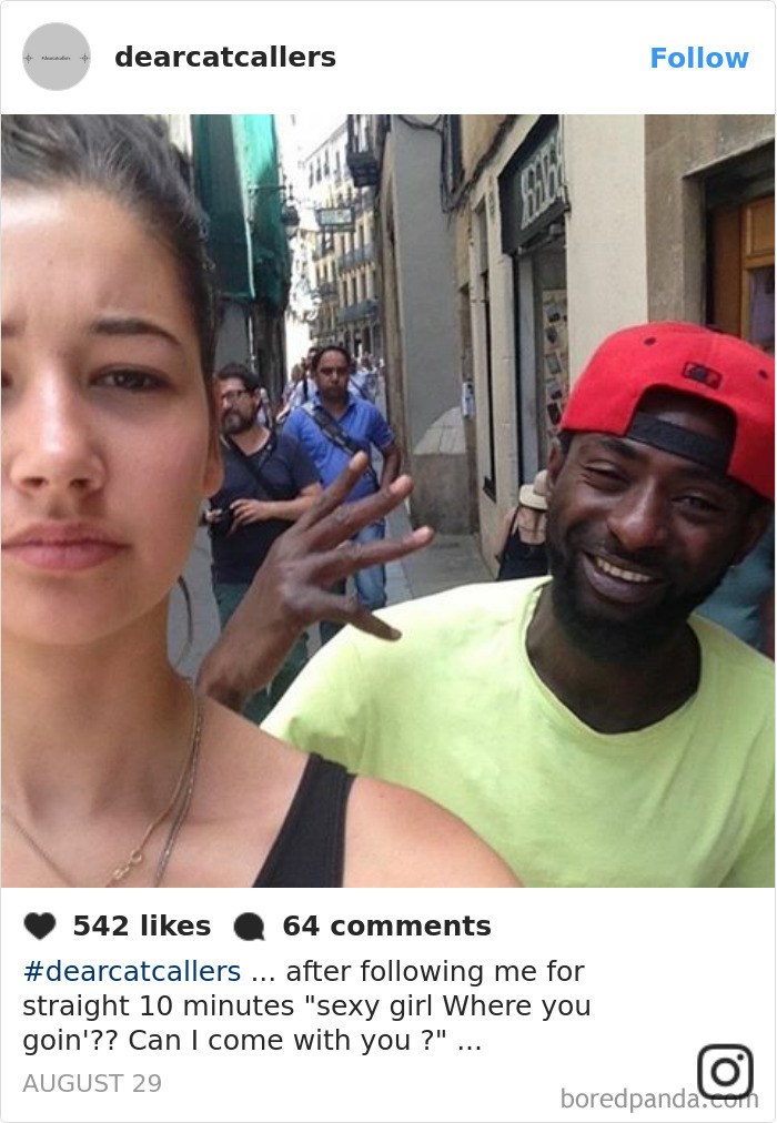 Tired Of Getting Catcalled, This Woman Started Taking Selfies With The Catcallers, And The Results Are Pretty Disturbing
