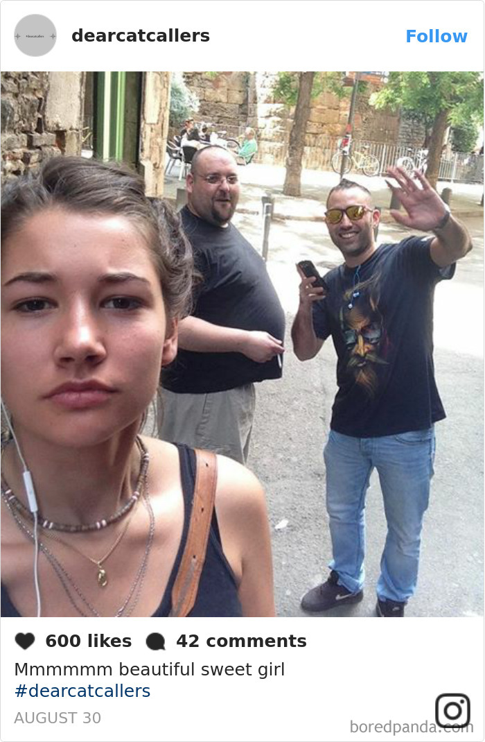 Tired Of Getting Catcalled, This Woman Started Taking Selfies With The Catcallers, And The Results Are Pretty Disturbing