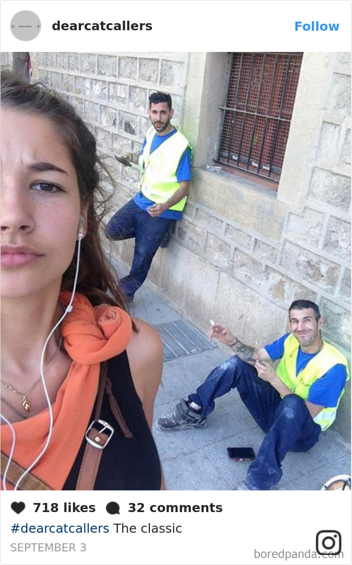 Tired Of Getting Catcalled, This Woman Started Taking Selfies With The Catcallers, And The Results Are Pretty Disturbing