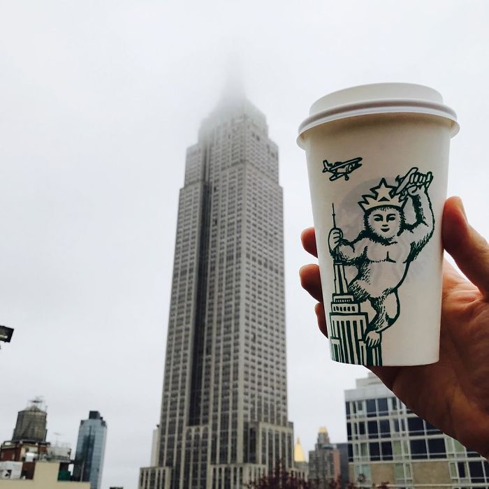 Artist Reveals The Hidden Life Of Starbucks’ Mermaid By Transforming Their Cups Artist Reveals The Hidden Life Of Starbucks’ Mermaid By Transforming Their Cups