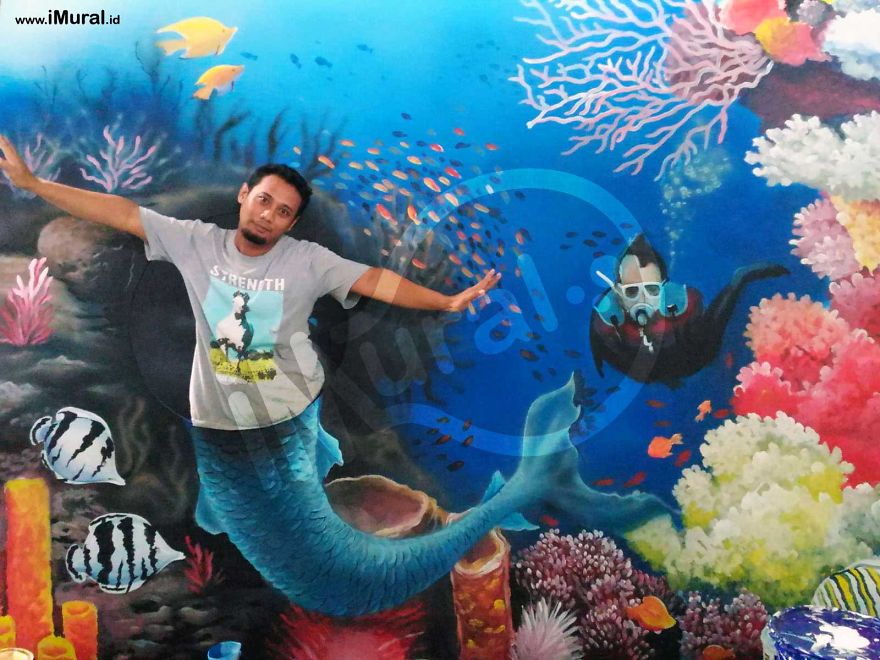 I Made 3d Trick Art For Photobooth In Batam 3d Museum