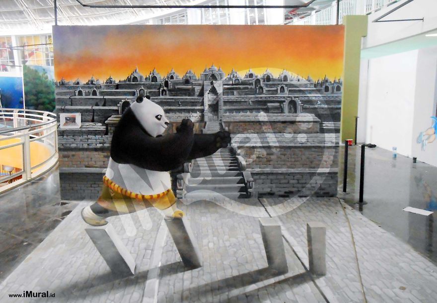 I Made 3d Trick Art For Photobooth In Batam 3d Museum