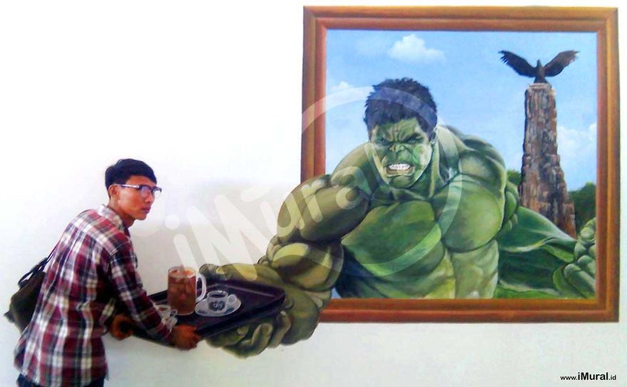 I Made 3d Trick Art For Photobooth In Batam 3d Museum