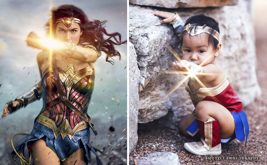 Mother Transforms Her Baby Daughter Into Wonder Woman And The Results Are Adorable
