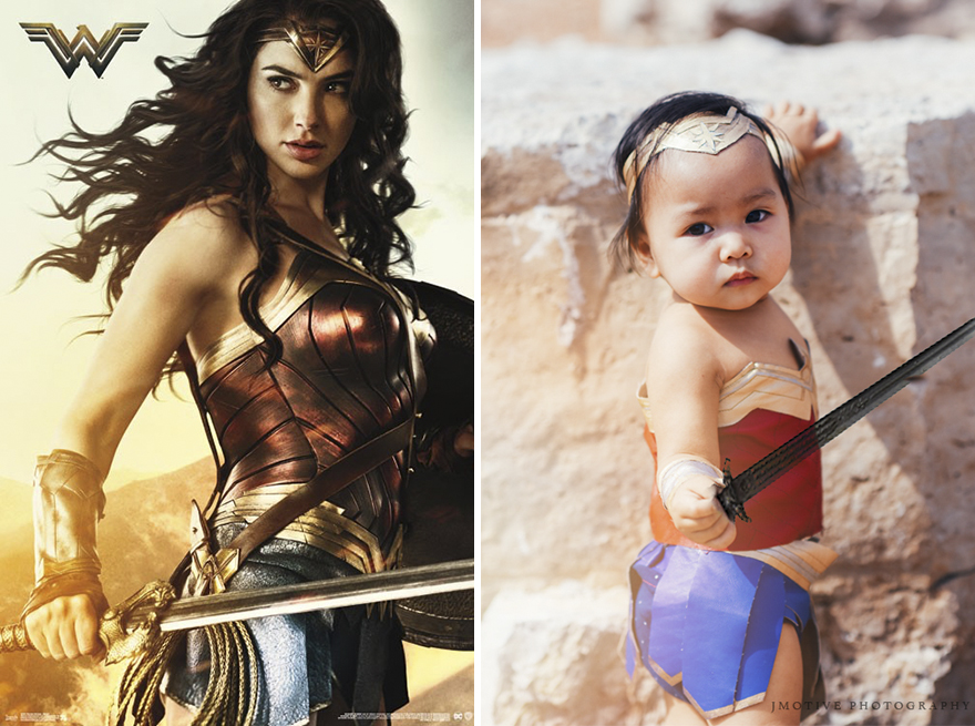 Mother Transforms Her Baby Daughter Into Wonder Woman And The Results Are Adorable