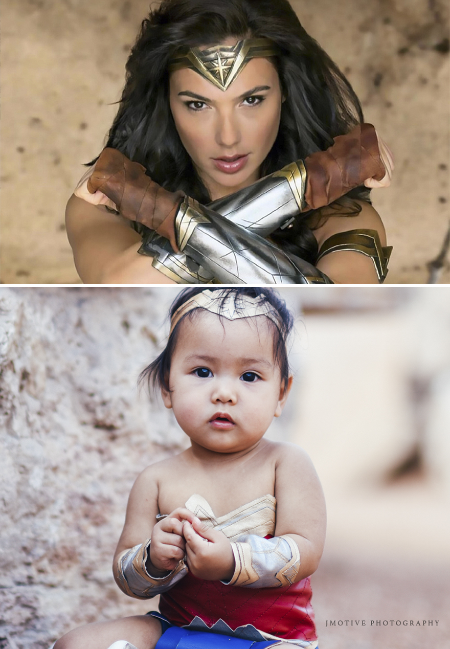 Mother Transforms Her Baby Daughter Into Wonder Woman And The Results Are Adorable