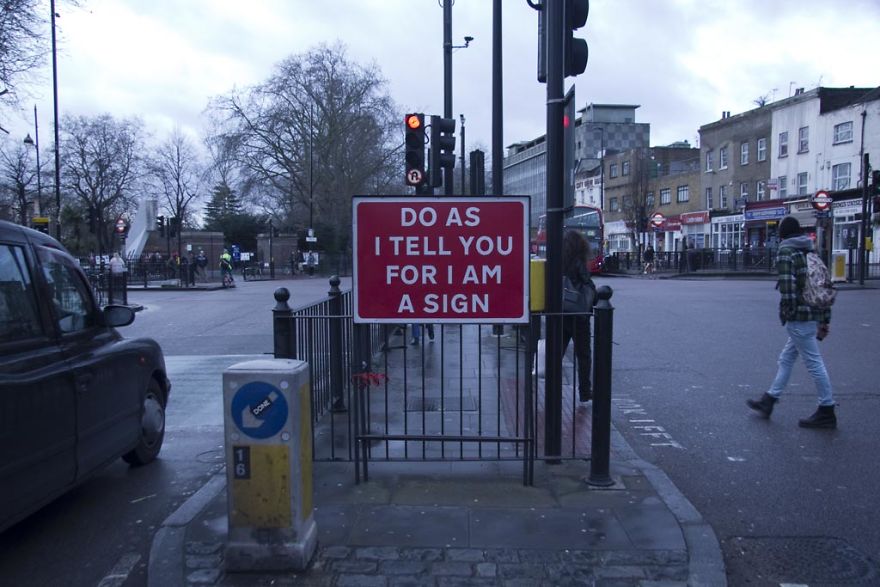 Someone Is Leaving Ironic Messages All Over The UK, And It’s Impossible Not To Notice Them