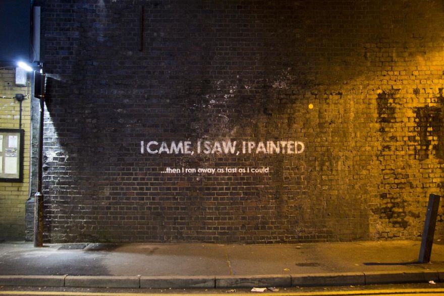 Someone Is Leaving Ironic Messages All Over The UK, And It’s Impossible Not To Notice Them