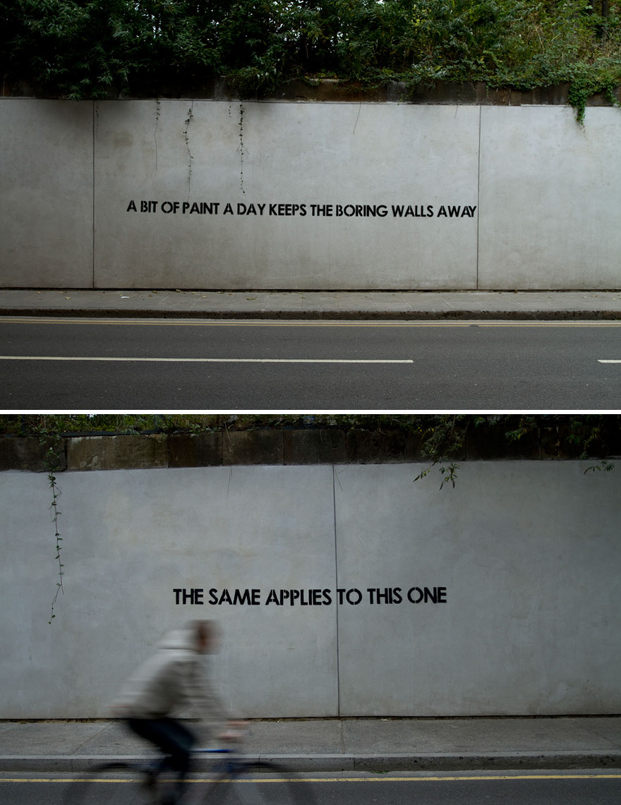 Someone Is Leaving Ironic Messages All Over The UK, And It’s Impossible Not To Notice Them