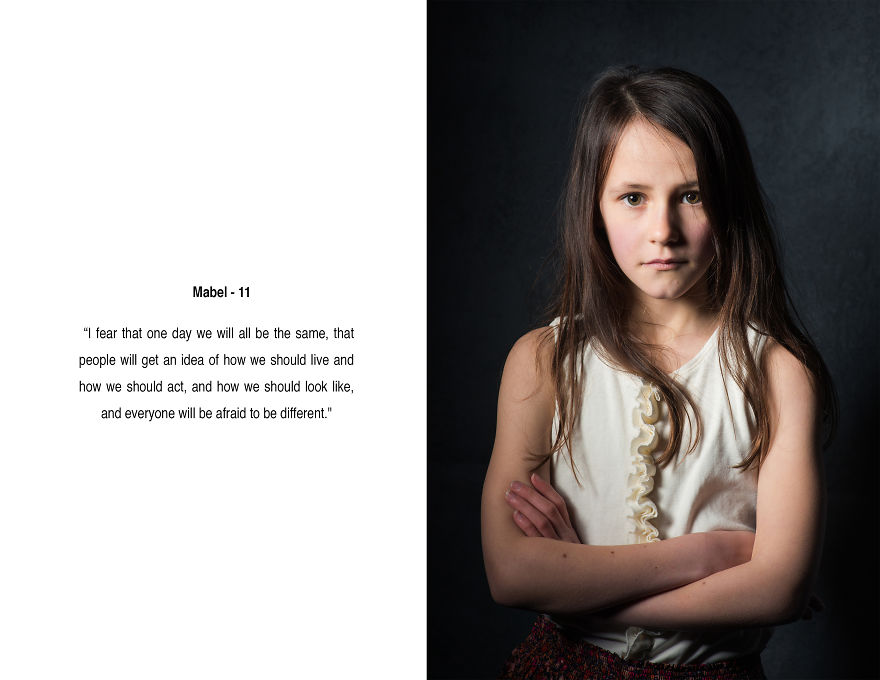 I Created A Portrait Series Of Girls Between 10 And 12 And Asked Them Questions About Their Lives I Created A Portrait Series Of Girls Between 10 And 12 And Asked Them Questions About Their Lives
