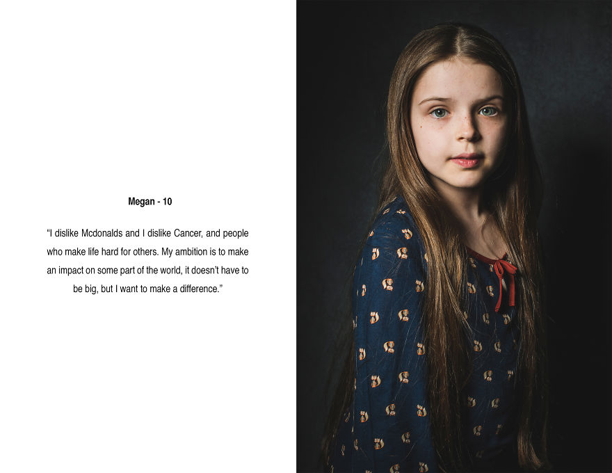 I Created A Portrait Series Of Girls Between 10 And 12 And Asked Them Questions About Their Lives I Created A Portrait Series Of Girls Between 10 And 12 And Asked Them Questions About Their Lives