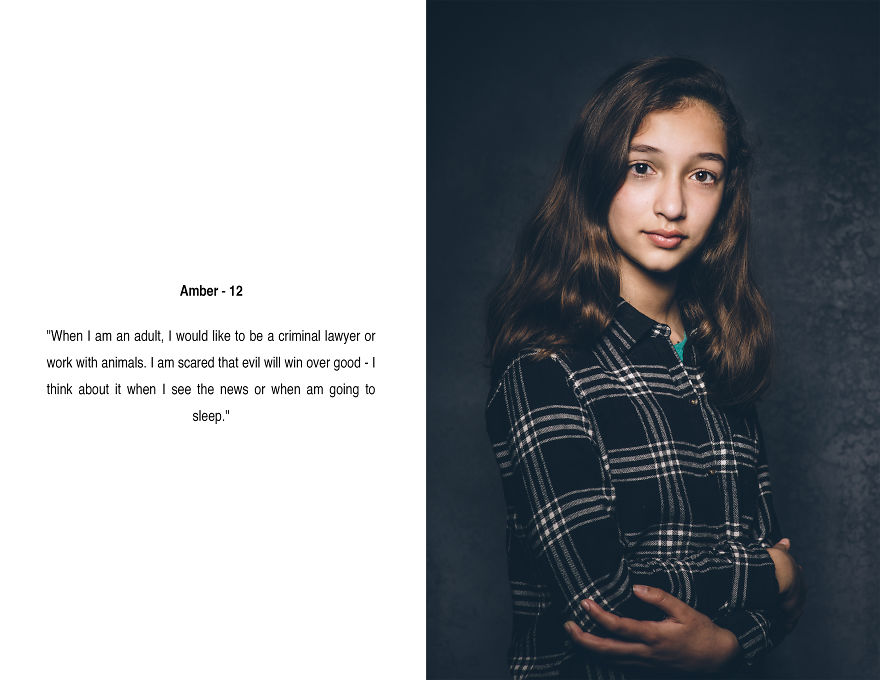 I Created A Portrait Series Of Girls Between 10 And 12 And Asked Them Questions About Their Lives I Created A Portrait Series Of Girls Between 10 And 12 And Asked Them Questions About Their Lives