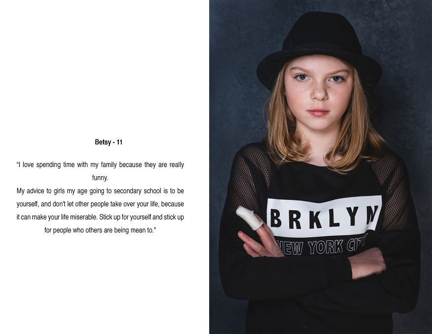 I Created A Portrait Series Of Girls Between 10 And 12 And Asked Them Questions About Their Lives I Created A Portrait Series Of Girls Between 10 And 12 And Asked Them Questions About Their Lives