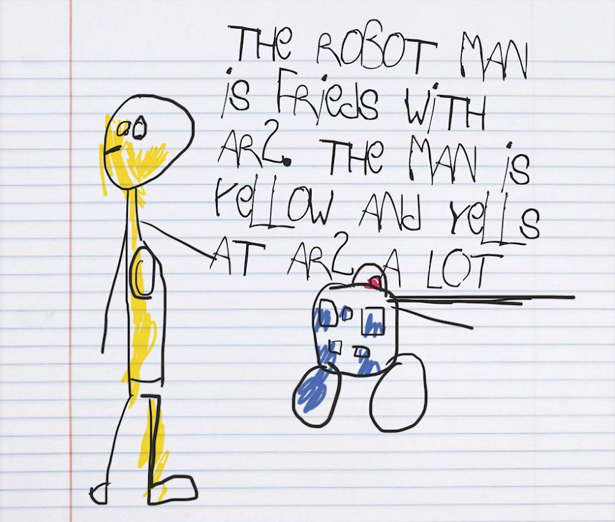 I Turned The Weirdest Kids Descriptions Of Star Wars Into A Picture Book