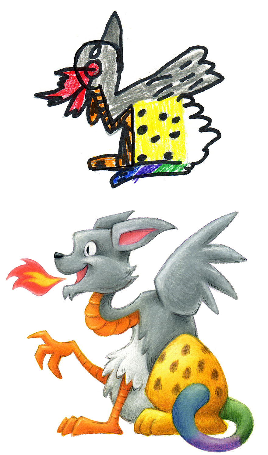 I Spent The Summer Drawing 150 Monsters Based On Kid Drawings I Spent The Summer Drawing 150 Monsters Based On Kid Drawings