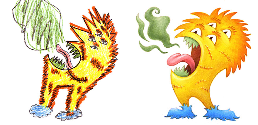 I Spent The Summer Drawing 150 Monsters Based On Kid Drawings I Spent The Summer Drawing 150 Monsters Based On Kid Drawings