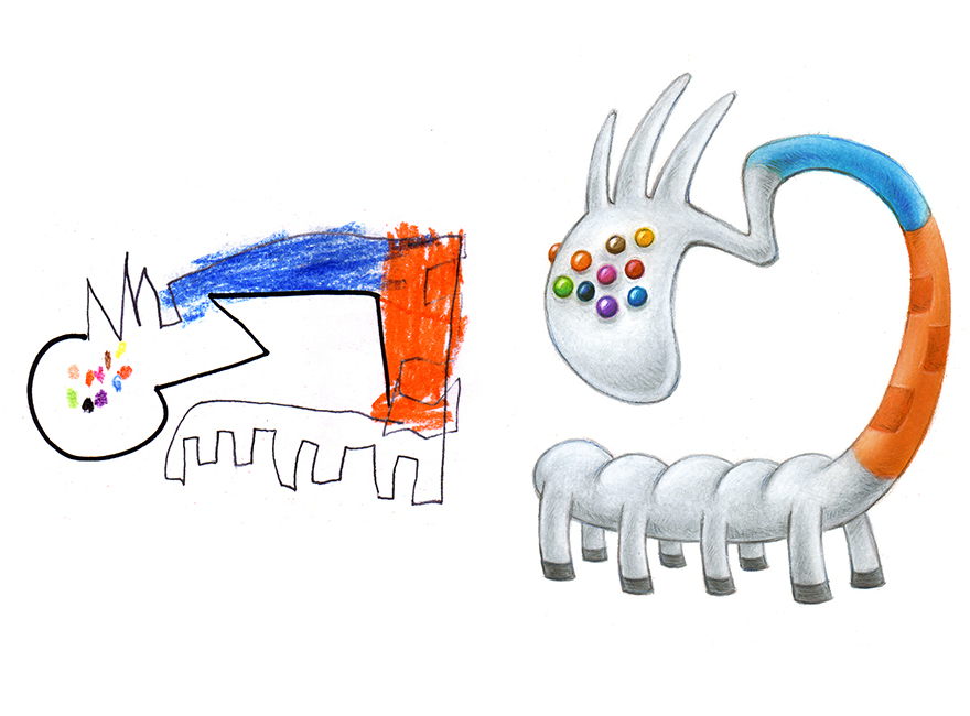 I Spent The Summer Drawing 150 Monsters Based On Kid Drawings I Spent The Summer Drawing 150 Monsters Based On Kid Drawings