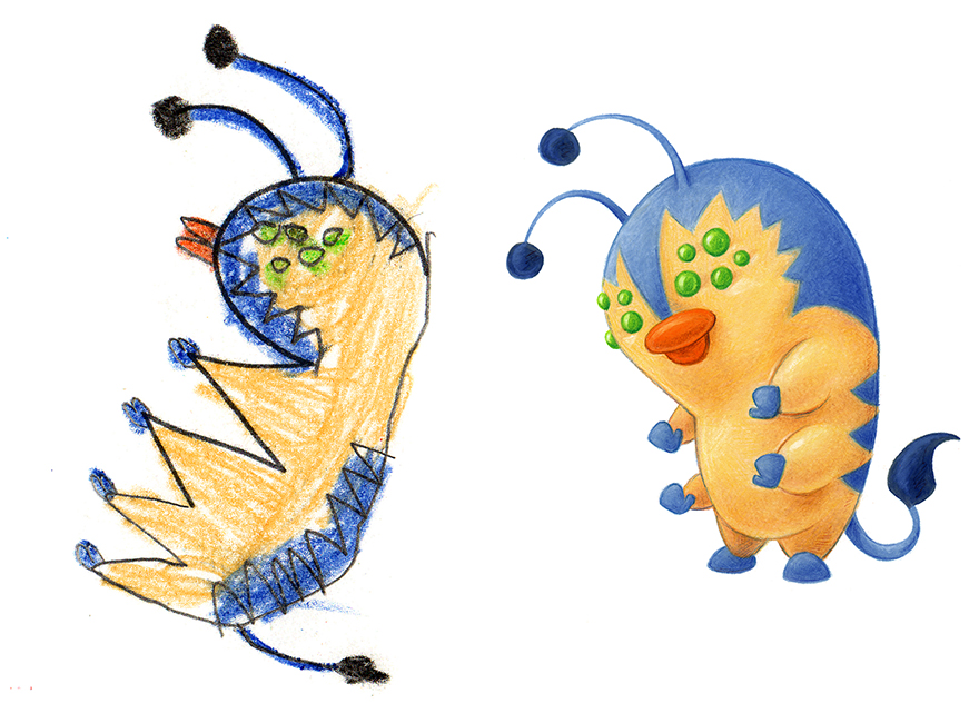 I Spent The Summer Drawing 150 Monsters Based On Kid Drawings I Spent The Summer Drawing 150 Monsters Based On Kid Drawings