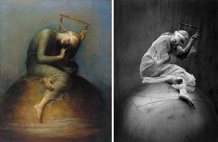 66-Year-Old Woman Recreates Famous Paintings In Self-Portraits 66-Year-Old Woman Recreates Famous Paintings In Self-Portraits