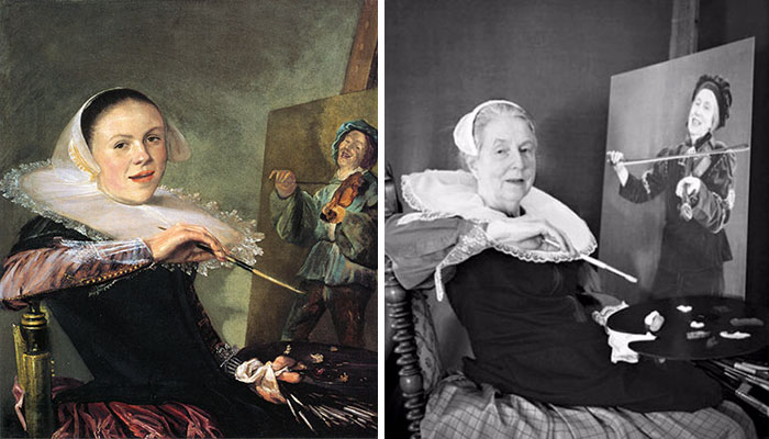 66-Year-Old Woman Recreates Famous Paintings In Self-Portraits