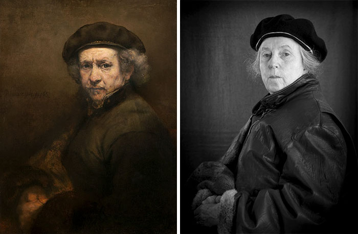 66-Year-Old Woman Recreates Famous Paintings In Self-Portraits