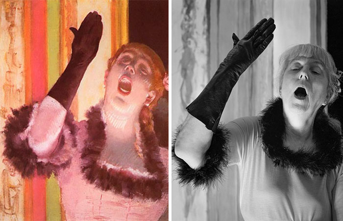 66-Year-Old Woman Recreates Famous Paintings In Self-Portraits 66-Year-Old Woman Recreates Famous Paintings In Self-Portraits