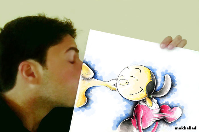 I&#8217;m A Pharmacist And I Like To Combine Drawings With Real Life To Make Other People Smile