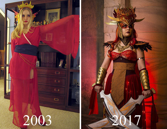 31 Cosplay Artists Reveal How They Improved Over The Years, And You Can Clearly See The Difference 31 Cosplay Artists Reveal How They Improved Over The Years, And You Can Clearly See The Difference