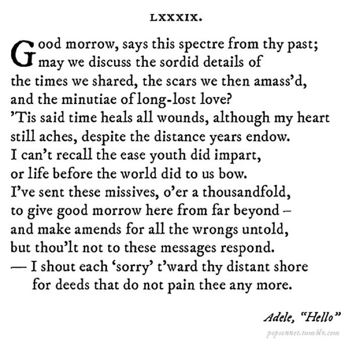 This Is How Popular Songs Would Look If They Were Created In Shakespearean Times This Is How Popular Songs Would Look If They Were Created In Shakespearean Times