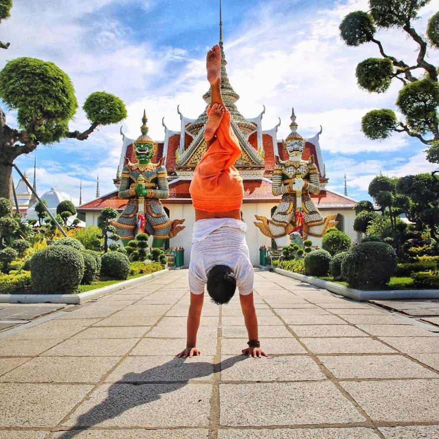 Handstand Around The World Handstand Around The World