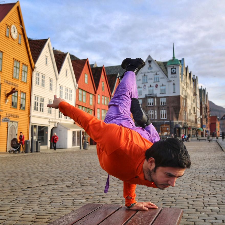 Handstand Around The World Handstand Around The World
