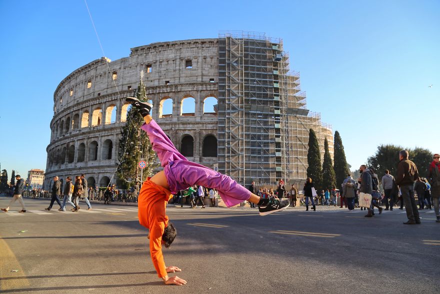Handstand Around The World Handstand Around The World
