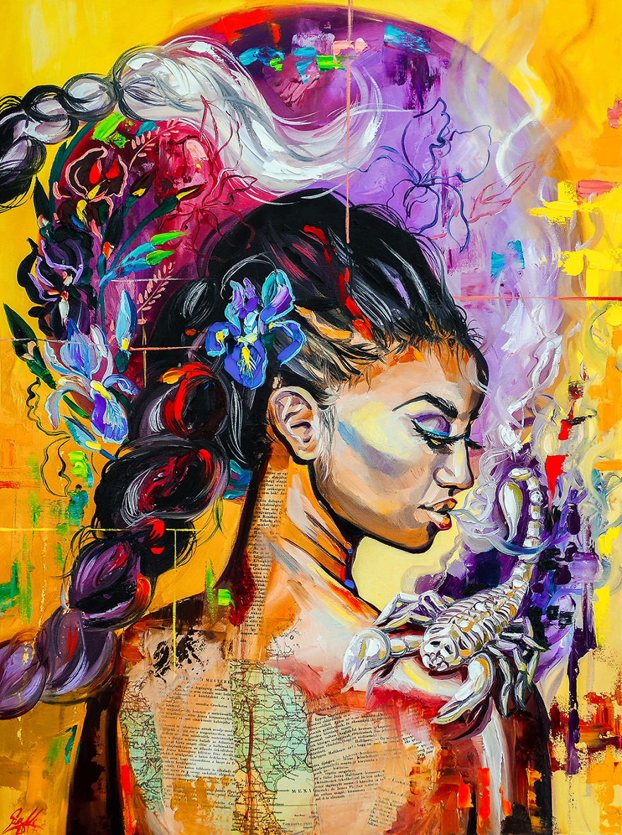 I Reveal The Characters Of Zodiacs Through Surreal Portraits Of Women