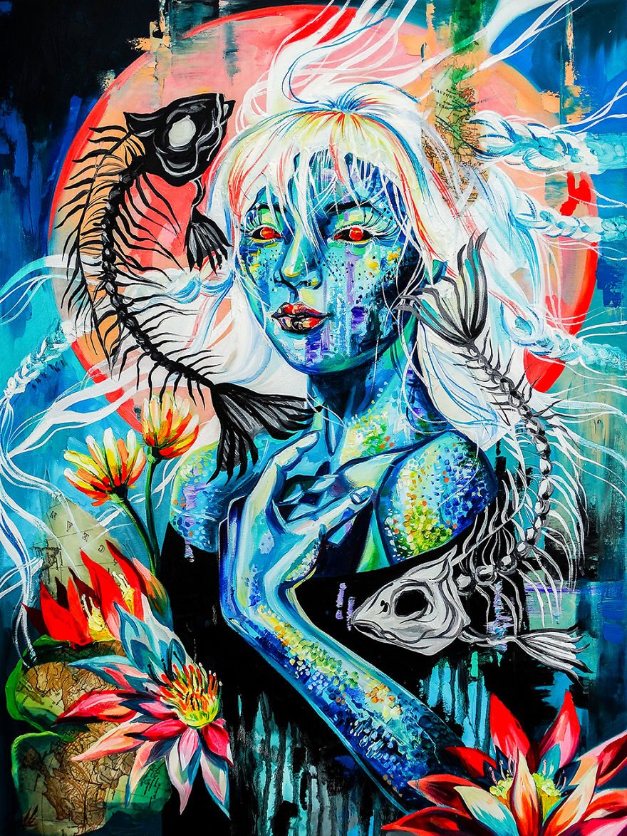 I Reveal The Characters Of Zodiacs Through Surreal Portraits Of Women