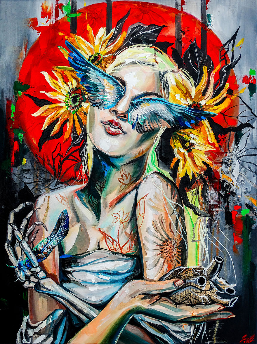 I Reveal The Characters Of Zodiacs Through Surreal Portraits Of Women