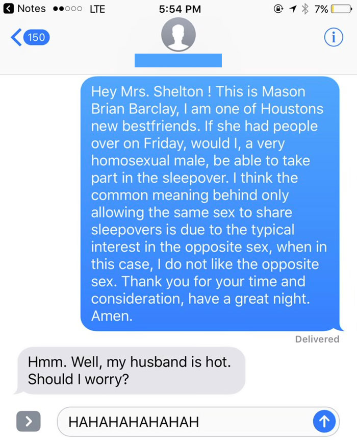 Gay Teen Asks Friend’s Mom If He Can Come To Girls-Only Sleepover And Her Response Wins The Internet Gay Teen Asks Friend’s Mom If He Can Come To Girls-Only Sleepover And Her Response Wins The Internet