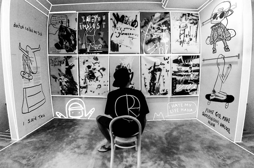 Linemood: Art From Hakeisolai Derived From A Combination Of Graphic Design And Monochrome