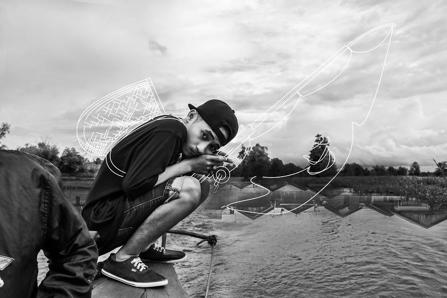 Linemood: Art From Hakeisolai Derived From A Combination Of Graphic Design And Monochrome