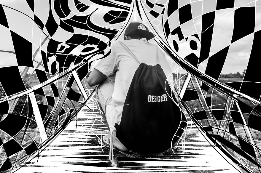 Linemood: Art From Hakeisolai Derived From A Combination Of Graphic Design And Monochrome