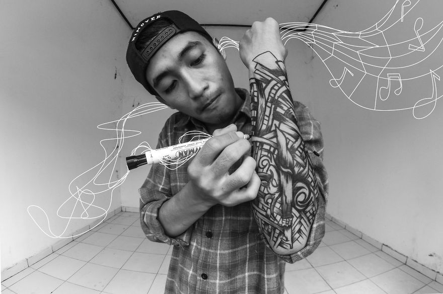 Linemood: Art From Hakeisolai Derived From A Combination Of Graphic Design And Monochrome