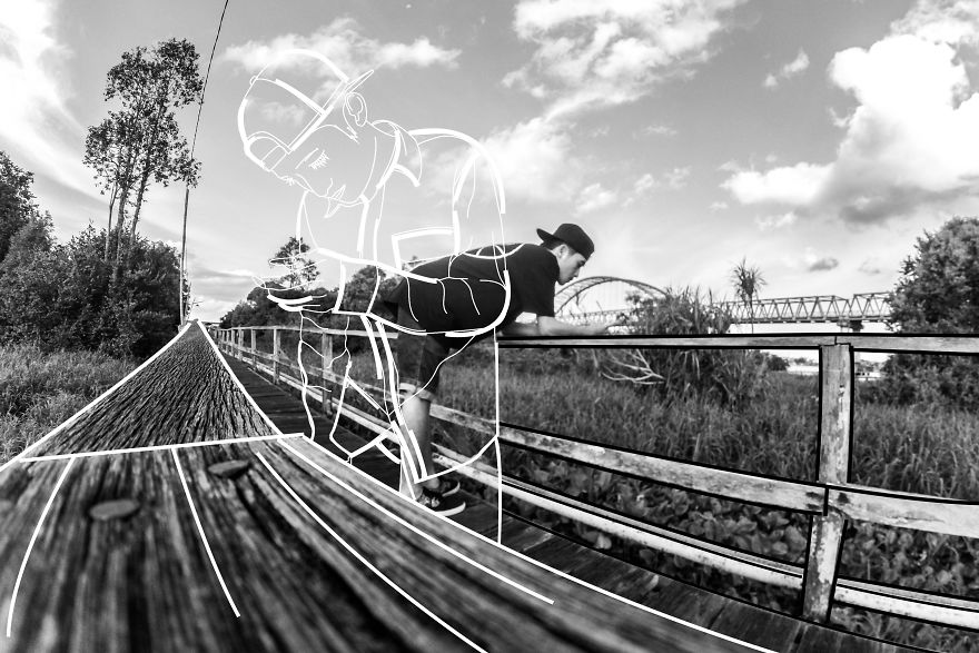 Linemood: Art From Hakeisolai Derived From A Combination Of Graphic Design And Monochrome